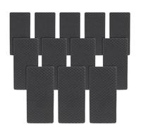 Sewroro Almohadillas Antideslizantes para Muebles, Protectores De Patas De Silla para Suelo, Reducción De Ruido, Adhesivo Fuerte, Cuadradas 8.3x3.8 Cm, 20 Piezas, Uso En Madera, Hogar y Oficina