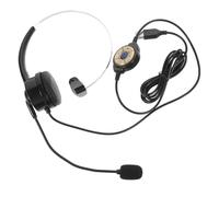 Sewroro Auriculares para Centro de Llamadas USB con Micrófono Monoaural Negros Ultraligeros y Compatibles con Computadora Ideales para Oficina Conferencias y Atención Telefónica