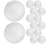 Sewroro Bolas de Espuma Blancas de 5 CM 48 Piezas para Manualidades Escolares y Proyectos DIY Esferas Sólidas para Decoración Modelado y Artesanía Creativa
