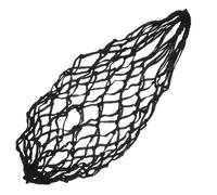 Sewroro Bolsa de Malla de Nailon Negra para Alimentación Colgante de Ganado y Aves Comedero Práctico Cuerda Trenzada Resistente Adecuado para Granja y Establo Bolsa para Alimento de