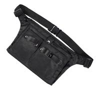 Sewroro Bolsa de Tijeras para Peluquero Cinturón Ajustable, Riñonera Compacta de Nailon Resistente, Porta Herramientas Multifuncional para Salón y Barbería