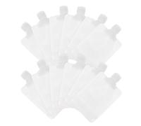 Sewroro Bolsas para Cosméticos 100 Ml Boquilla Autocierre 12 Unidades Reutilizables y Portátiles para Viaje Envases Herméticos para Lociones y Cremas Flexibles y Fáciles de Dispensar