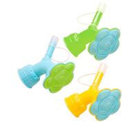 Sewroro Boquillas de Riego para Regadera 3 Piezas Verde Azul Amarillo Cabezal de Aspersor de Plástico para Botella Reutilizable Boquilla de Agua Portátil para Jardín y Bonsái