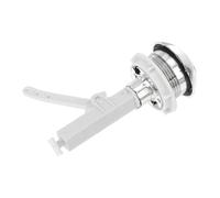 Sewroro Botón de Descarga de Inodoro de Plástico Botón Único para Tanque de Agua Compatible Mayoría de Inodoros Instalación y Durabilidad Accesorio Práctico para Baño