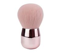 Sewroro Brocha para Base de Maquillaje Rosa Mango Corto, Forma de Hongo, Fibra Sintética Suave para Polvos Sueltos y Colorete, Herramienta Cosmética Facial para Uso Profesional y Diario