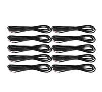 Sewroro Cable de Audio Jack Hembra 35 MM 3 Polos 1 Metro Extensión de Cable Auxiliar para Reparación Auriculares y Altavoces Pack 10 Unidades para PC y Dispositivos Móviles