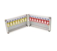 Sewroro Caja de Almacenamiento de Llaves de Seguridad Montada Pared Gabinete de Claves con Gran Capacidad Organizador de Llaves para Oficina y Instalación