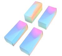 Sewroro Caja de Lápiz Labial DIY de Papel Caja para Brillo de Labios Vacía Tamaño Pequeño Diseño Doble Inserto 100 Piezas por Set Adecuado para Embalaje y Almacenamiento de