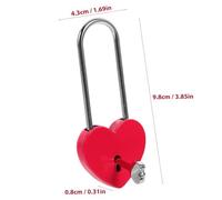 Sewroro Candado Pequeño Corazón con Llave Candado para Joyero y Diario Cerradura Romántica para Taquillas Cajas y Equipaje