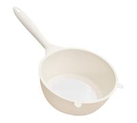 Sewroro Cesta de Drenaje de Plástico Blanco Gran Capacidad para Lavado de Arroz y Escurrido en Cocina, Diseño Moderno y Funcional para Uso Doméstico