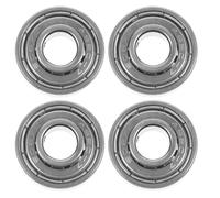 Sewroro Cojinetes de Acero Pequeñas y Ejes Internos para Rueda Delantera para 4 Piezas Soporte Estable y Fácil Mantenimiento de Silla de Ruedas