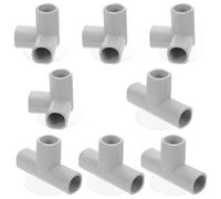 Sewroro Conector de tubería de plástico en Forma de T y Codo, Paquete de 8 Piezas para Parques Infantiles, adaptables a Diferentes configuraciones Interiores para bebés y