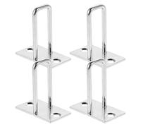 Sewroro Conjunto de Cerraduras de Hierro para Máquinas Expendedoras 4 Piezas Pestillo de Puerta Antirrobo Accesorio de Reemplazo para Seguridad y Protección en Vending