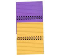 Sewroro Cuaderno de Notas Compacto 2 Pcs Separadores de Páginas Desprendibles Diseño Portátil Material Estable para Estudiantes y Oficina