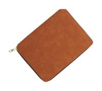 Sewroro Cuaderno de Planificación A5 con Cremallera Libreta Empresarial Marrón Papel de Calidad Cuaderno de Oficina Portátil para Programación y Organización Diaria