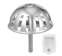 Sewroro Cubierta de colador de urinario de acero inoxidable y tapón de drenaje, filtro de embudo de urinario para baño y mantenimiento de inodoros públicos, fácil instalación, control de olores