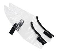 Sewroro Cubrezapatos Impermeables Grandes para Peluquería Protector Transparente Antideslizante y Resistente al Desgaste 2 Piezas para Uso Salón y Cuidado Profesional del Calzado