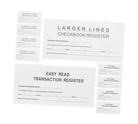 Sewroro de Chequera Personal Libros de para Seguimiento de y Gestión Económica para Familiar Organizador de Registros de Transacciones