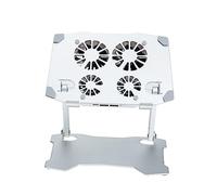 Sewroro Escritorio de Ordenador Ajustable Enfriador Soportes computadoras portátiles Titular computadora portátil Soporte para Laptop para Enfriar Metal Plata