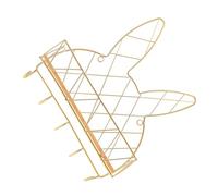 Sewroro Estante de Pared para Baño con Ganchos Colgantes Montaje sin Taladro Organizador para Botellas y Accesorios de Ducha Repisa Práctica para Toallas y Esponjas