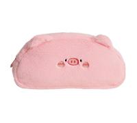 Sewroro Estuche de Lápices de Peluche Grande para Niños y Niñas, Rosa, Cremallera Resistente, Portátil y Ligero, Adecuado para Escuela, Papelería y Dibujo Artístico, Uso Escolar y Viaje