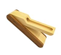 Sewroro Estuche Plegable para Bolígrafos y Lápices de Bambú, Caja Organizadora Unipersonal, Color Natural, Material Ecológico, para Oficina y Hogar, Uso Diario y Viaje, Adecuado Obsequio