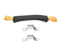 Sewroro Funda Antideslizante para Escalera Extensible Negra Fijación Doble Almohadilla de Repuesto Curva para Pértigas y Escaleras Telescópicas Accesorio de Seguridad para Uso Doméstico