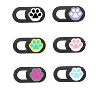 Sewroro Funda para Cámara Web Diseño de de Gato 6 Piezas Protector de Privacidad Adhesivo para Computadora Portátil para Uso Casa y Oficina Decorativa y