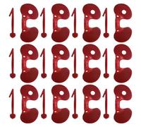 Sewroro Gafas Antipicoteo para Pollos 100 Unidades Anteojos Plásticos Rojos Pequeños para Gallinas y Aves de Corral Suministros para Granja y Protección contra Color Aleatorio