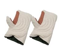 Sewroro Guantes Resistentes al Calor para Horno y Cerámica Mitones Térmicos de Algodón Aislamiento Térmico hasta 100°C Tamaño Pequeño Protección Antiescaldaduras para Trabajo Artesanal