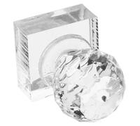 Sewroro Herramienta para Estampar Sombras de Ojos Redonda de Acrílico Molde para Maquillaje Polvo Compacto Sello a Presión para Dosificación Precisa y Uso Casero