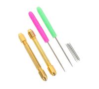 Sewroro Herramientas para Implantar Pelo Muñecas con Agujas Reemplazables Kit para DIY con Mango de Aleación y Agujas Precisas para Manualidades y Creación de Pelucas