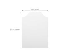 Sewroro Insertos de Cartón para Camisas 100 Piezas Forma de Camisa de Cartón para Doblado y Embalaje de Camisetas en Manualidades