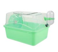 Sewroro Jaula Espacio para Ejercicio y Exploración de Plástico para Hámster Grande Jaula Nido Botella de Agua y Rueda de Correr para Mascotas Pequeñas