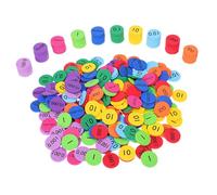 Sewroro Juego De 3 Discos de Posicional para Matemáticas Juego Eva de Aprendizaje Matemático Fichas de para y Habilidades