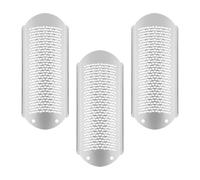 Sewroro Juego de 3 Limas para Pies de Acero Inoxidable Removedor Manual de Piel Dura y Callosidades Herramienta de Pedicura para Piel Muerta Uso Doméstico y Profesional