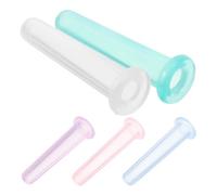 Sewroro Juego de 5 Ventosas de Silicona para Masaje Ocular Mini Frascos de Ventosas Antiarrugas y Colores Surtidos Terapia de Succión para Mejorar Circulación y Cuidado Facial