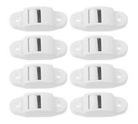 Sewroro Kit de 8 Guías para Correas de Persiana Enrollable de 14 MM Limpiador de Polvo Cepillo Integrado Accesorio de Repuesto para Rodillo Guía Mantenimiento y Optimización de Correas