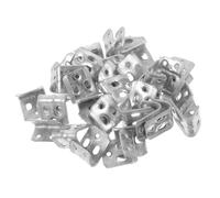 Sewroro Kit de Reparación de Muelles para Sofá Cama 100 Piezas Clips de Goma Suave de 4 Agujeros para Sujeción Silenciosa de Muelles Sofás Seccionales Pequeños Conectores Resistentes