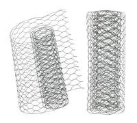 Sewroro Malla de Alambre Floral para Arreglos 4724 X 1181 Pulgadas Red de Gallinero Verde Recubierta Hierro 06 MM Grosor Agujeros 19 MM Suministros para Manualidades y Decoración