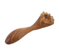 Sewroro Masajeador de Sándalo Natural Herramienta de Masaje de Acupresión Ocular Masajeador de Ojos para Spa Salón de Belleza Cuidado Facial Diario