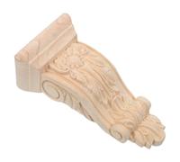 Sewroro Ménsula de Madera Maciza para Evitar Grietas Estilo Europeo Diseño Tallado Clásico Francés y Ensamblaje de Espiga para Bodas y Decoración de Puertas