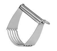 Sewroro Mezcladora Portátil de Mango de Acero Inoxidable Cortadora y Amasadora Profesional para Repostería Utensilio Resistente para Mezclar y Cocina Doméstica