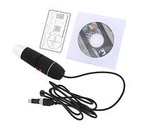 Sewroro Microscopio Electrónico Portátil para Adultos Luz LED USB Microscopio de Aumento de Alta Definición para Observación Escolar y para Detalles