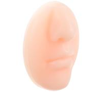 Sewroro Modelo de Práctica de Piercing de Silicona para Boca y Nariz Flexible Color Piel Herramienta de Enseñanza para Perforación Modelo Facial Falso para Exhibición y Formación