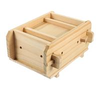 Sewroro Molde de Tofu de Madera 16X12X9 CM para Hacer Tofu Casero Herramienta Artesanal Reutilizable para Cocina Doméstica Molde para Cuajada de Soja sin Prensa 1 Unidad