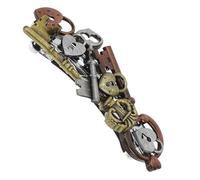 Sewroro Pasador de Pelo Steampunk Vintage Estilo Reloj Retro 1 Unidad Clip Metálico para Mujer Accesorios Góticos Uso Diario Fiesta