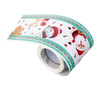 Sewroro Pegatina de Borde Navideño para Pizarra y Tablón, Papel, 1 Rollo