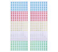 Sewroro Pegatinas de Estrellas para Planificador de Autodisciplina, 10 Hojas de Pegatinas de Recompensa para Objetivos, Material Resistente para Seguimiento de Hábitos y Progreso Personal