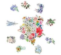 Sewroro Pegatinas Decorativas para Portátil y Manualidades para Jóvenes, Estilo Dibujos Animados, Adhesivas Resistentes al Agua, 50 Unidades para Personalizar Ordenador y Equipaje,